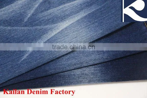 KD-625-12T 250g Twill Indigo Knitted Denim Fabric