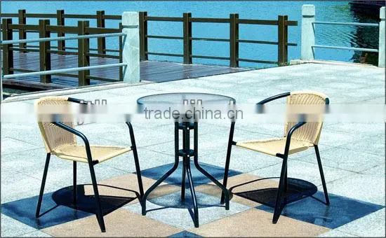 Stackable Steel Rattan Chair