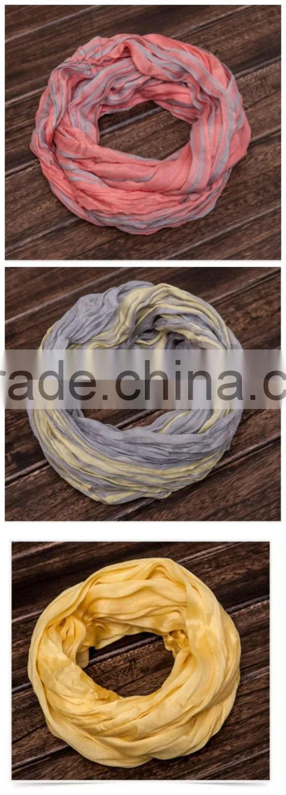 Trend All-match Dubai Muslim Man Women Neck Warmer Real Silk Solid Infinity Scarf