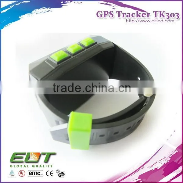 TK301 3g sos panic button waterproof gps adult watch tracker