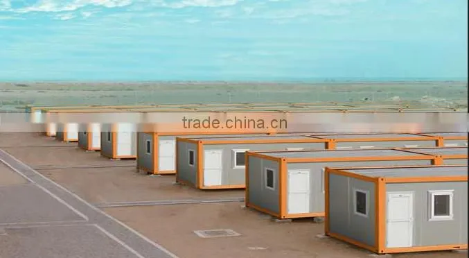 Container house pu sandwich panel prefab houses
