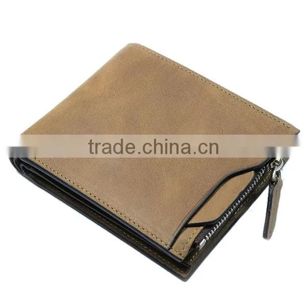 Hot selling and popular Men's Wallet, genuine leather wallet, man leather wallet