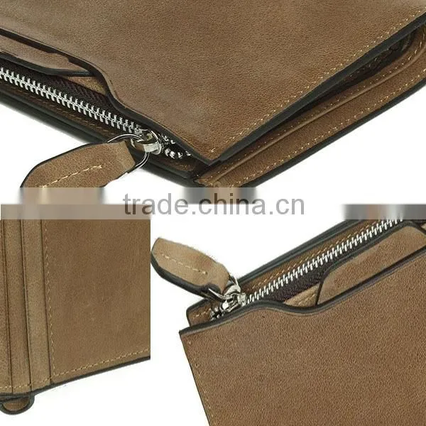 Hot selling and popular Men's Wallet, genuine leather wallet, man leather wallet