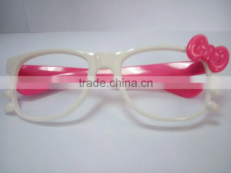 2015Cute fashion Hello Kitty red glasses frame