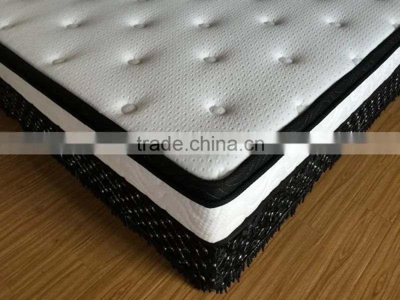 Holiday inn hotel bedroom furniture pocket spring mattress