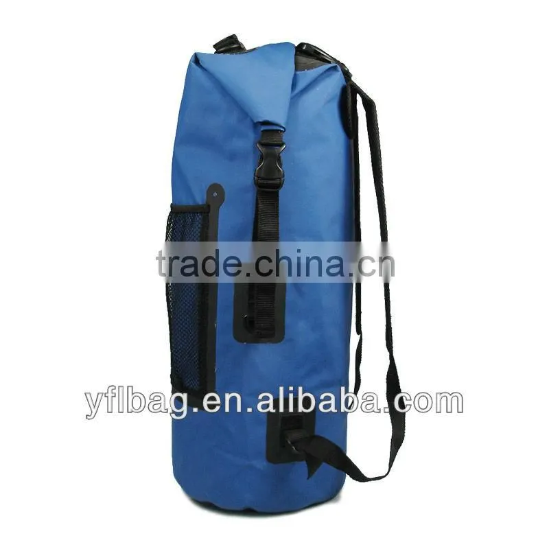 25L TPU PVC cylinder outdoor roll top waterproof backpack