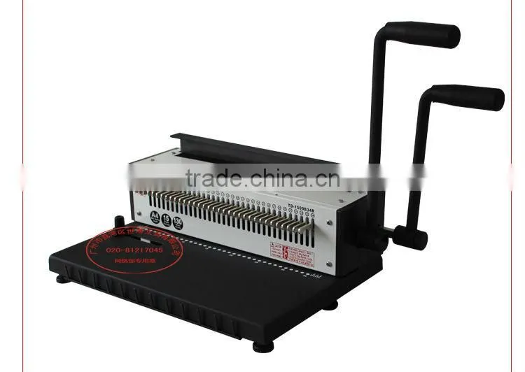 Manual perfect binding machine
