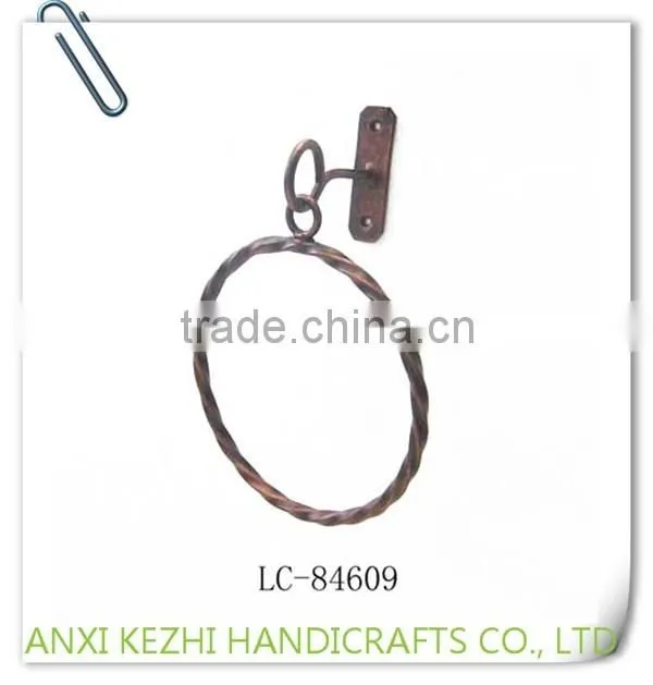 LC-84609 Wholesale House hotel bathroom metal accessories wall mounted towel ring