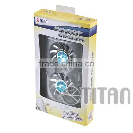 3M tape HDD server set top box gaming PC wifi router USB fan plastic portable air cooler