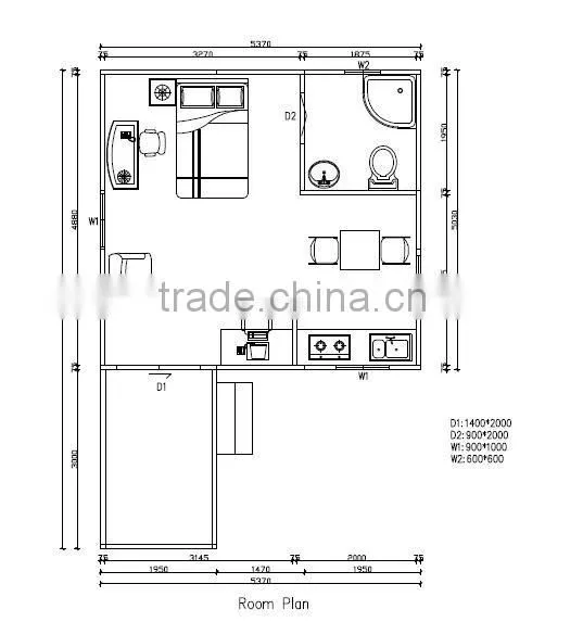 Hot Selling Modular Design Ready Made Commercial small Movable House/Preab House Kits