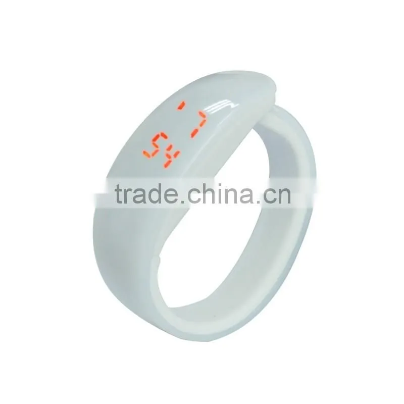 New Fashion Unisex Sport Touch Digital LED Silicone Bracelet Wrist Watch Wholesale