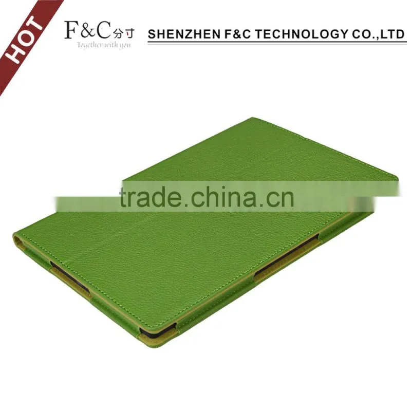 2015 high quality pu leather stand case for sony xperia z4 tablet