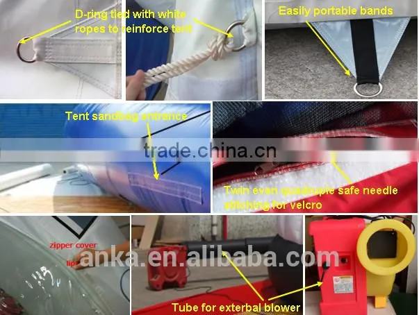 Customized high quality inflatable tent large inflatable lawn tent inflatable