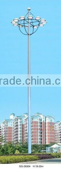 High quality steel high mast light Outdoor light/High-pole lamp