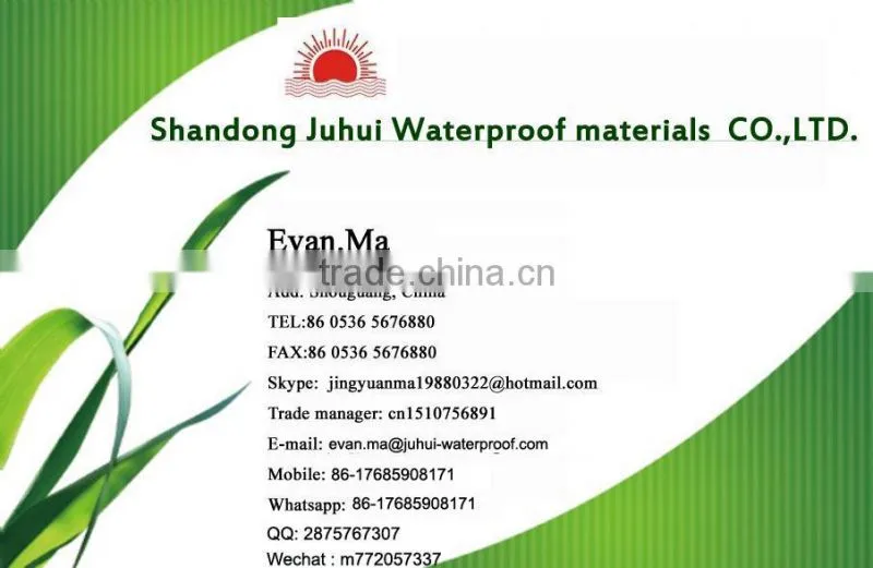 1.2mm thick pvc basement waterproofing membrane