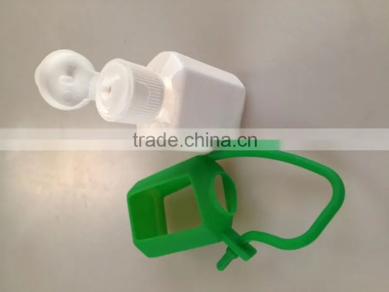 JS-03006A 2015 new design organic sunscreen lotion 15ml with silicon holder