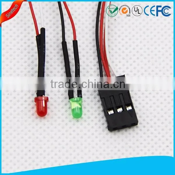 Custom 2.54mm Dupont Wire Cable with 2 LED