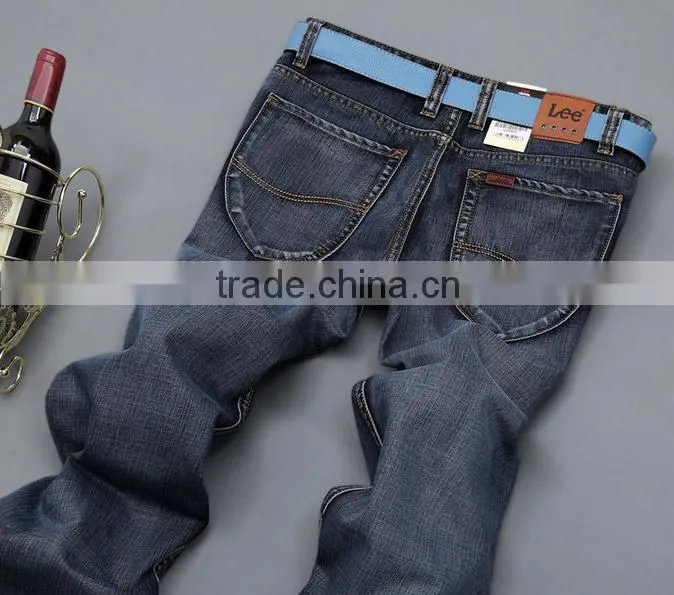 2015 wholesale price denim stone washing slim fit men jeans OEM fashion brand name jeans men jeans