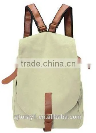 women girl canvas backpack shoulder school travel bag