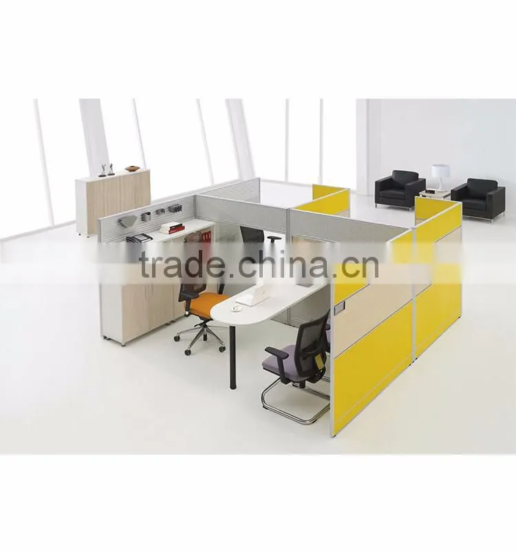 latest office furniture custom made OEM aluminum low partition modern cubicle office modular