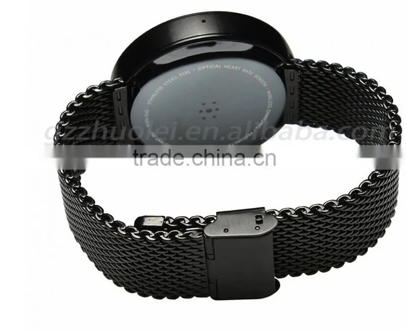 Milanese Classic Buckle Stainless Steel Watchband 24mm