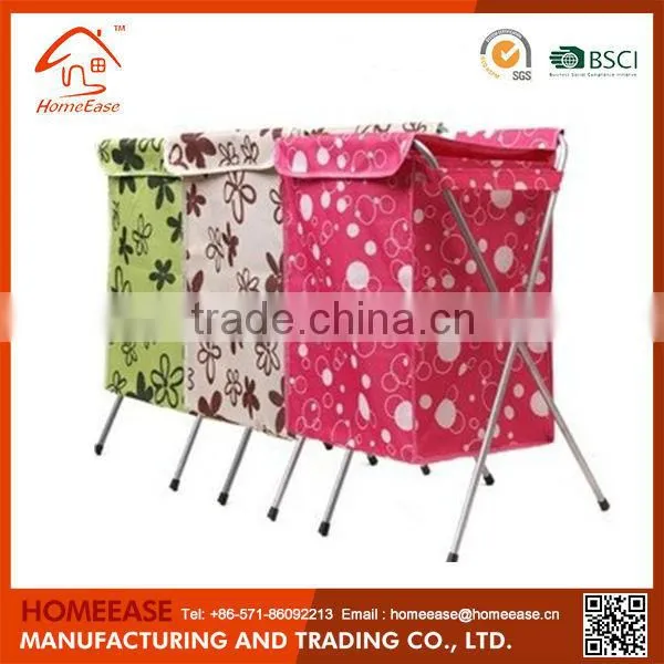 Wholesale collapsible laundry basket,pop up laundry hamper,mesh foldable laundry bag