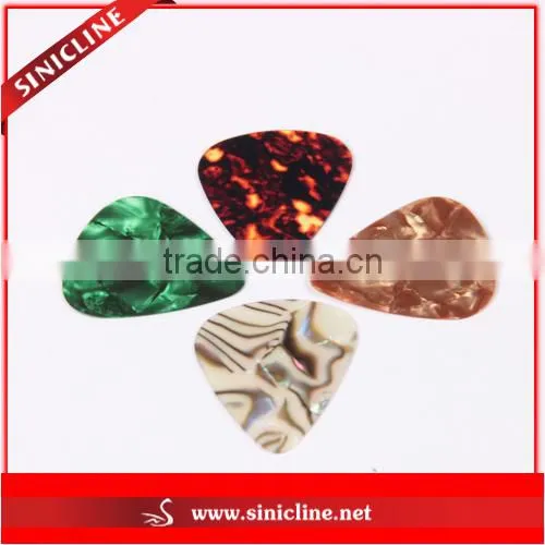 Colorful custom Celluloid Guitar Picks from Factory Direct