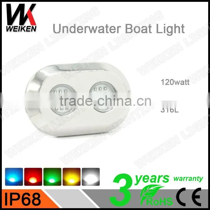 Stainless Steel IP68 12v Submersible underwater led navigation lights