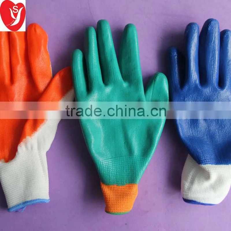 40g/pair nitrile coated gloves/big scale nitrile coated glove manufacturers