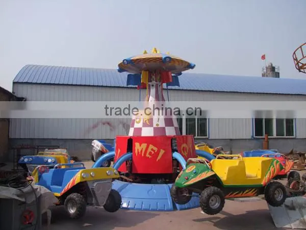 2014 attractive amusement car ride,rotating crazy car rides for fun