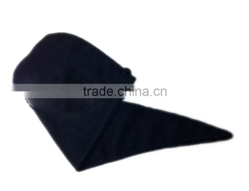 wholesale Super absorbent 78 * 24 quick dry hair turban towel black