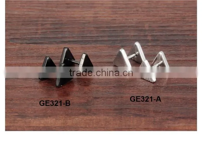 Latest wholesale 316L stainless steel muslim jewelry gold earring