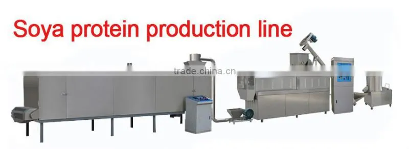 Soy protein and textured soy protein plant