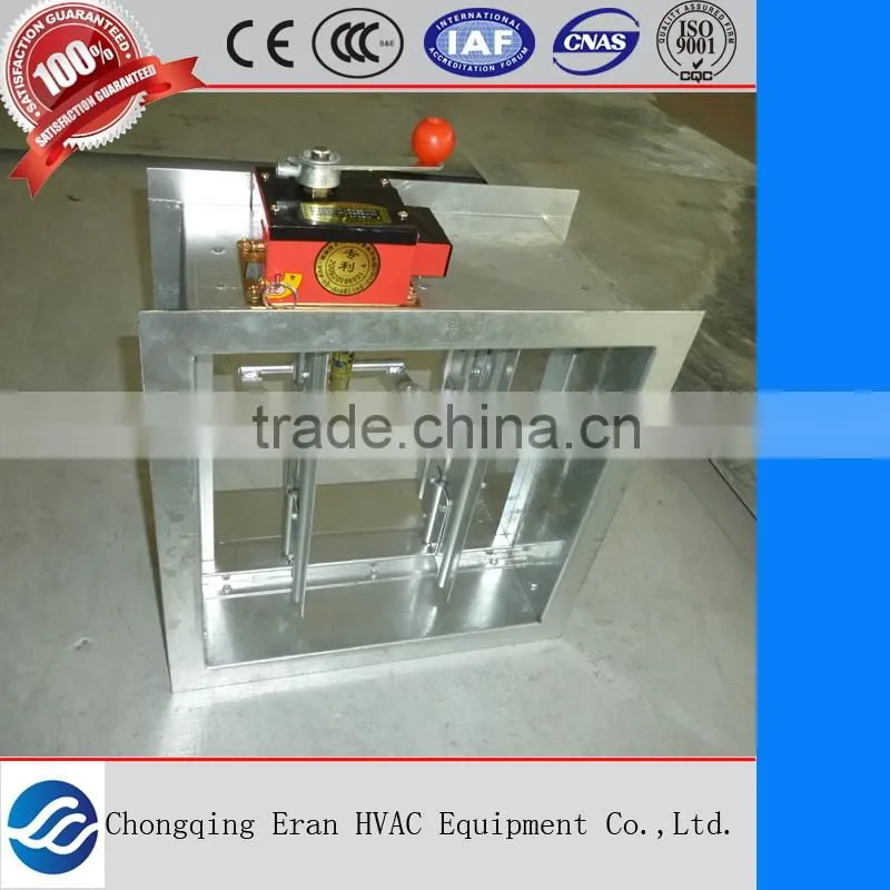 motorized damper actuator/damper assy for door