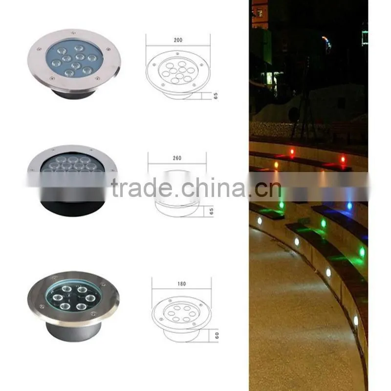 24W outdoor led underground light IP68 24 LED 12 Volt 100-240V