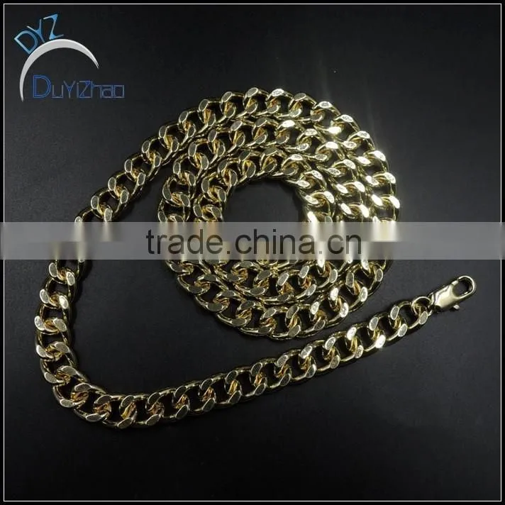 hip hop gold cuban link chains