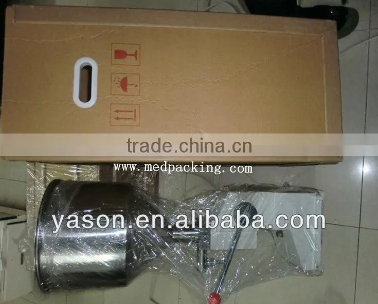 Food grade stainless steel 5-50ml manual pneumatic liquid filling machine for liquid, cream