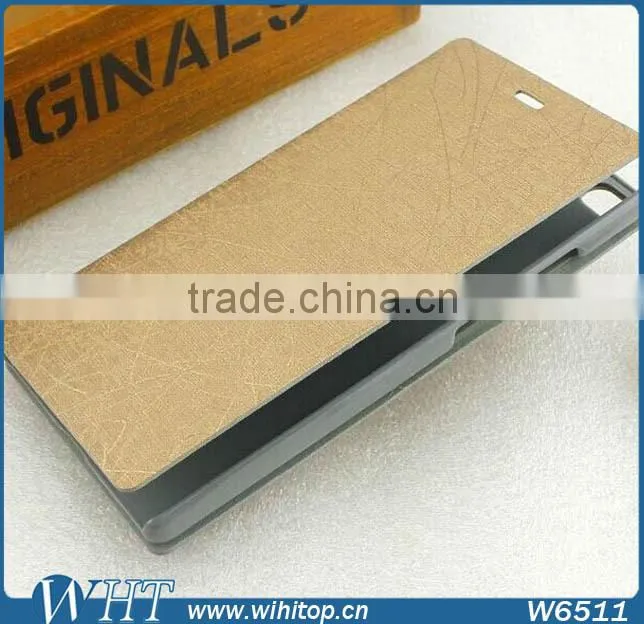 New Leather Case with Credit Card Holder for Huawei P8, Wallet Flip Cover for Huawei Ascend P8 Phone Case Wholesale