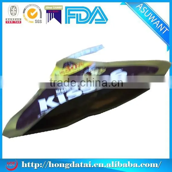 Stand up special vacuum bags for food packaging