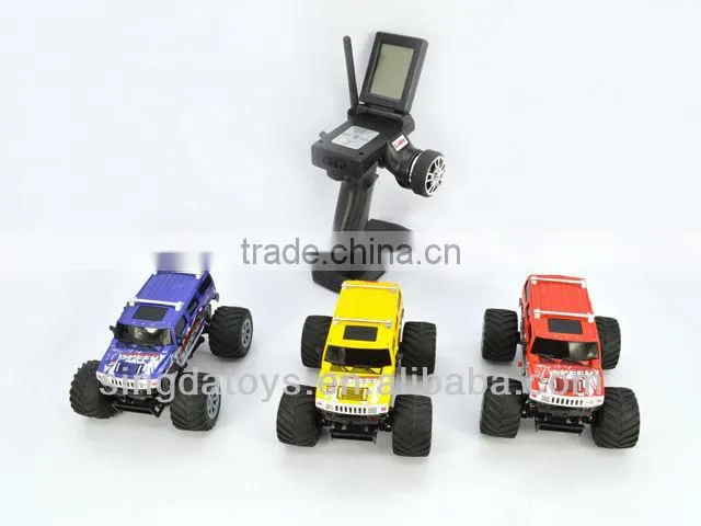 2.4G 5 Channel with liquid crystal remote control rc cars big hummer