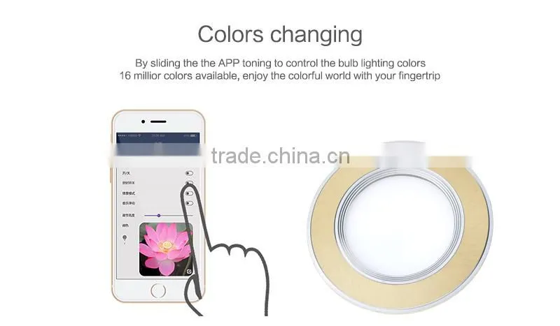 LINGAN Zigbee control tunable white LED remote control zigbee ceiling downlight