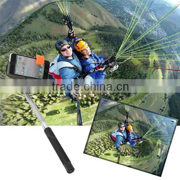 Selfie Stick Silicone Case For iphone 5 5s