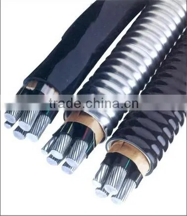 China market hot YJLHV8(AC90)-0.6/1kv aerial cable XLPE insulated and aluminum alloy strip armored power cable-
