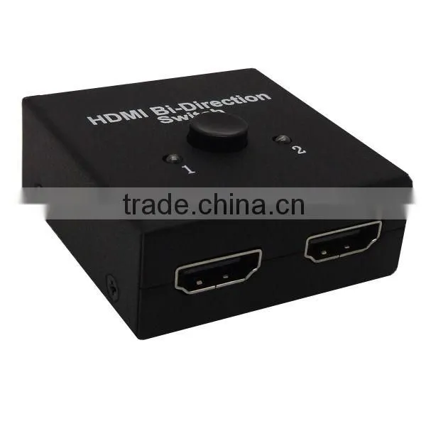 Mini HDMI 2 ports Bi-Direction Switch 2x1 3D support