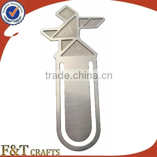 china custom personalized gifts promotional metal bookmark for books
