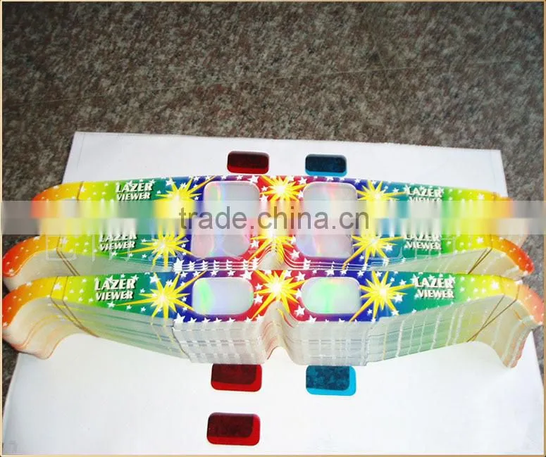 Party paper fireworks diffraction glasses paper diffraction glasses