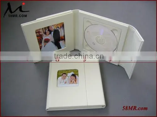 Supreme Deluxe Classic Wedding Leather CD DVD Folio