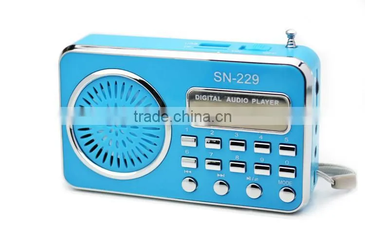 Hi-FI ultra-thin portable card speaker,repeat play,Digital audio player Robot-229