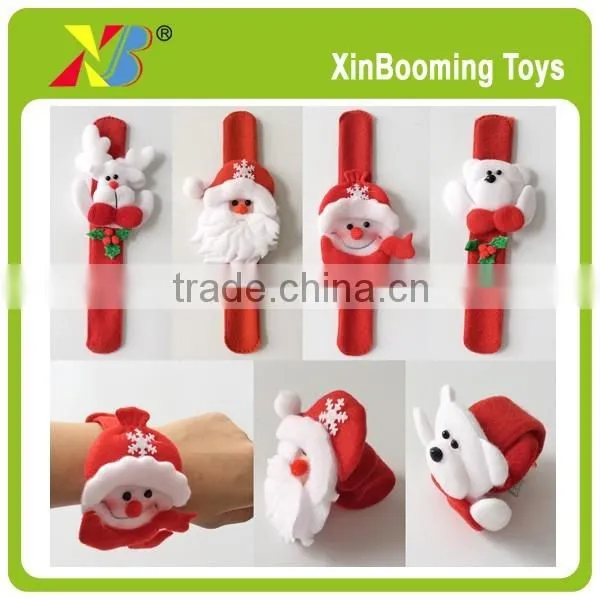 Cheap christmas toys plush bracelet