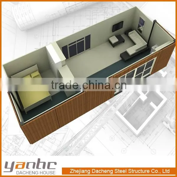Prefabricate Flatpack Modular Finished Container House For Dwelling Accommodation